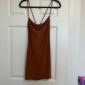 Tan, Windsor dress, size S/M